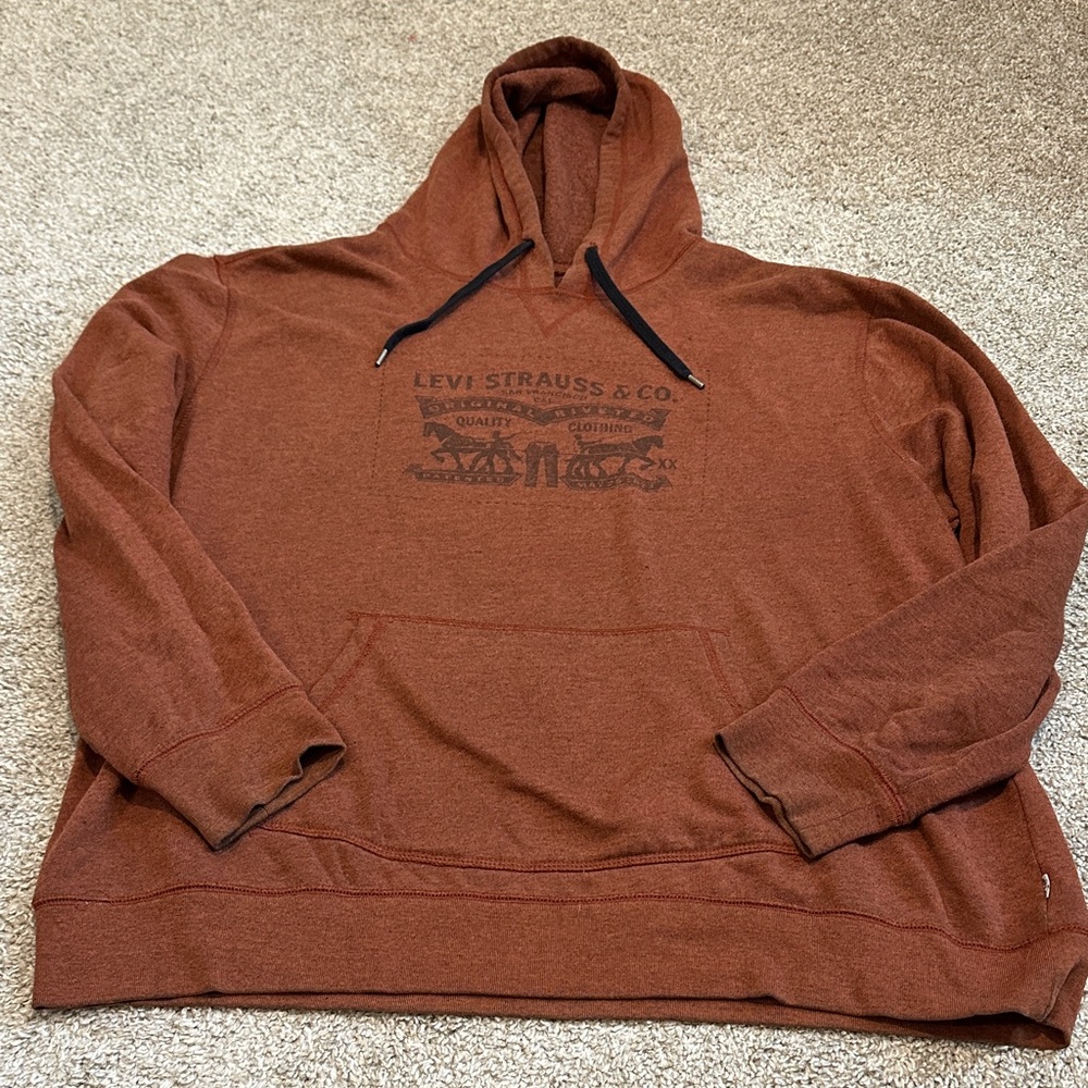 Levi's Men's Two Horse Pullover Hoodie. Size XL